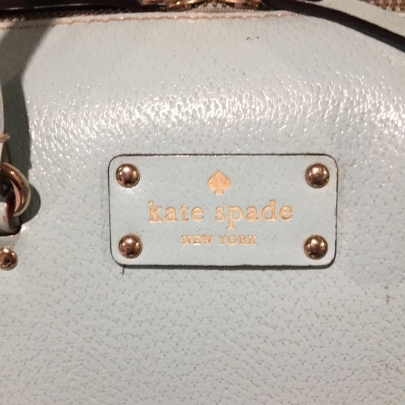 Kate Spade Tiffany Blue top handle bag with crossbody strap in rare color! - Picture 2 of 9